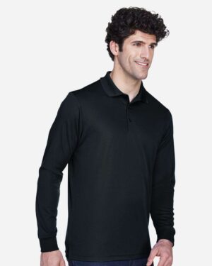 CORE365 Men's Tall Pinnacle Performance Long Sleeve Piqué Polo - Image 4