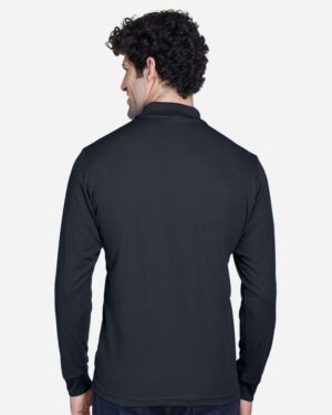 CORE365 Men's Tall Pinnacle Performance Long Sleeve Piqué Polo - Image 10