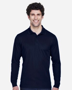CORE365 Men's Tall Pinnacle Performance Long Sleeve Piqué Polo - Image 13