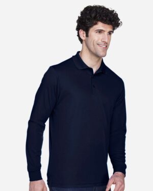 CORE365 Men's Tall Pinnacle Performance Long Sleeve Piqué Polo - Image 14