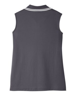 Devon & Jones Women's CrownLux Performance® Plaited Tipped Sleeveless Polo - Image 17