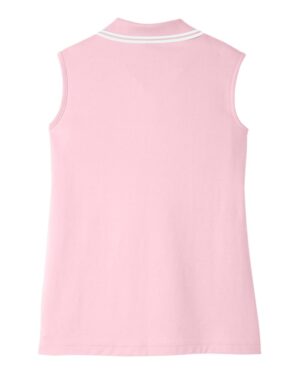 Devon & Jones Women's CrownLux Performance® Plaited Tipped Sleeveless Polo - Image 27