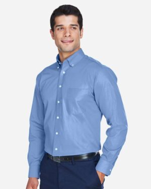 Devon & Jones Men's Crown Collection® Oxford Woven Dress Shirt - Image 9