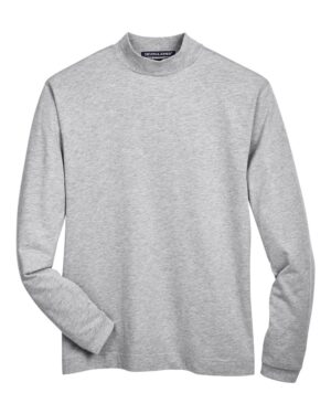 Devon & Jones Unisex Sueded Jersey Mock Neck T-Shirt - Image 6