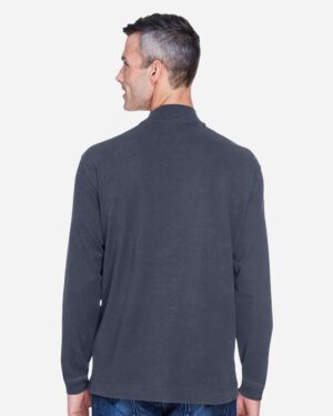 Devon & Jones Unisex Sueded Jersey Mock Neck T-Shirt - Image 15