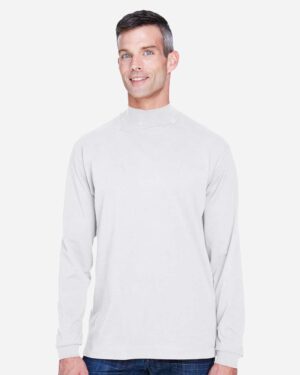 Devon & Jones Unisex Sueded Jersey Mock Neck T-Shirt - Image 18