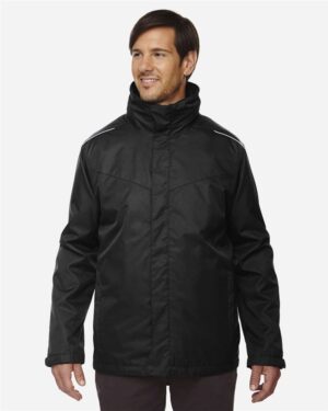 CORE365 Men's Tall Region 3-in-1 Jacket with Fleece Liner - Image 3
