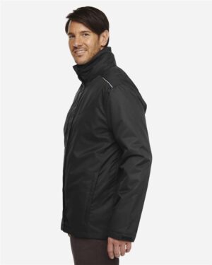CORE365 Men's Tall Region 3-in-1 Jacket with Fleece Liner - Image 4