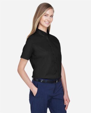 CORE365 Women's Optimum Short Sleeve Twill Shirt - Image 4