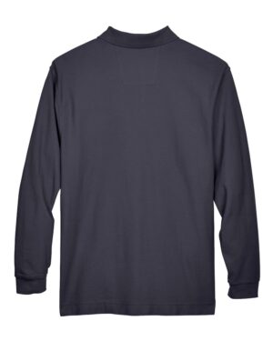 Devon & Jones Men's Pima Piqué Long Sleeve Polo - Image 12
