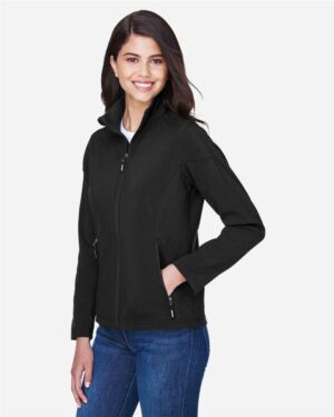 CORE365 Women's Cruise Two-Layer Fleece Bonded Soft Shell Jacket - Image 4