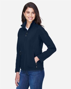 CORE365 Women's Cruise Two-Layer Fleece Bonded Soft Shell Jacket - Image 14