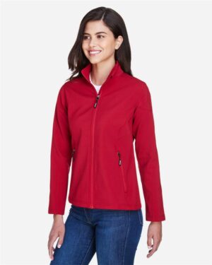 CORE365 Women's Cruise Two-Layer Fleece Bonded Soft Shell Jacket - Image 19