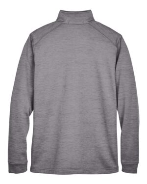 Devon & Jones Men's Newbury Mélange Fleece Quarter-Zip Pullover - Image 7