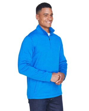 Devon & Jones Men's Newbury Mélange Fleece Quarter-Zip Pullover - Image 19