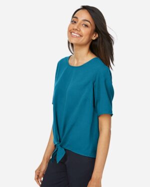 Devon & Jones Women's Perfect Fit™ Tie Front Blouse - Image 17
