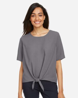 Devon & Jones Women's Perfect Fit™ Tie Front Blouse - Image 28