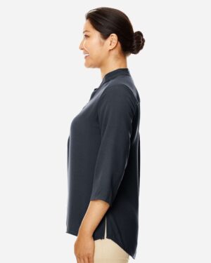 Devon & Jones Women's Perfect Fit™ Three-Quarter Sleeve Crepe Tunic - Image 3