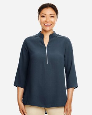 Devon & Jones Women's Perfect Fit™ Three-Quarter Sleeve Crepe Tunic - Image 22