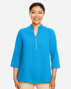 Devon & Jones Women's Perfect Fit™ Three-Quarter Sleeve Crepe Tunic - Image 26