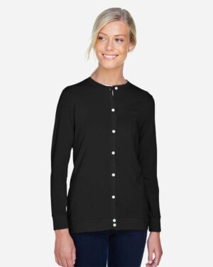 Devon & Jones Women's Perfect Fit™ Ribbon Cardigan - Image 3