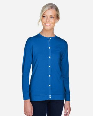 Devon & Jones Women's Perfect Fit™ Ribbon Cardigan - Image 8