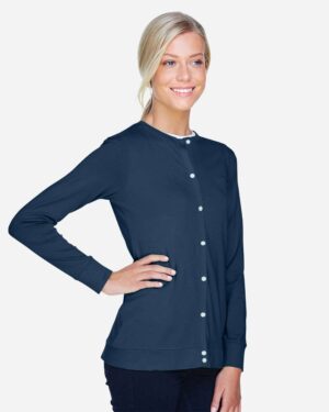 Devon & Jones Women's Perfect Fit™ Ribbon Cardigan - Image 19