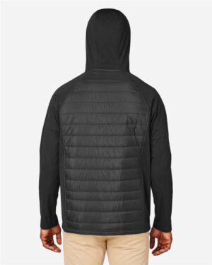 CORE365 Unisex Techno Lite Hybrid Hooded Jacket - Image 6