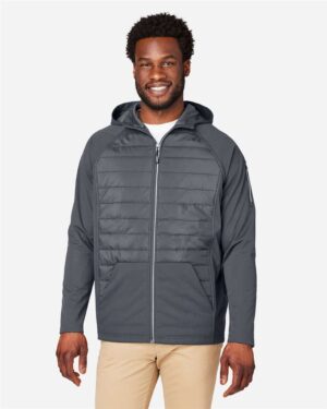 CORE365 Unisex Techno Lite Hybrid Hooded Jacket - Image 10