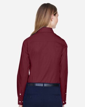 Devon & Jones Women's Crown Collection® Broadcloth Woven Dress Shirt - Image 10