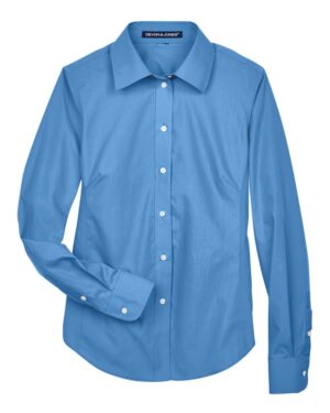 Devon & Jones Women's Crown Collection® Broadcloth Woven Dress Shirt - Image 11