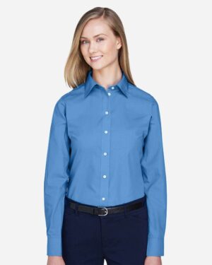 Devon & Jones Women's Crown Collection® Broadcloth Woven Dress Shirt - Image 13