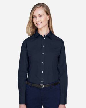 Devon & Jones Women's Crown Collection® Broadcloth Woven Dress Shirt - Image 18