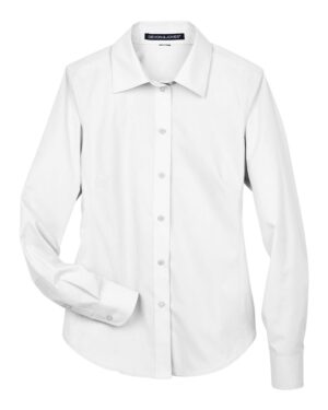 Devon & Jones Women's Crown Collection® Broadcloth Woven Dress Shirt - Image 26