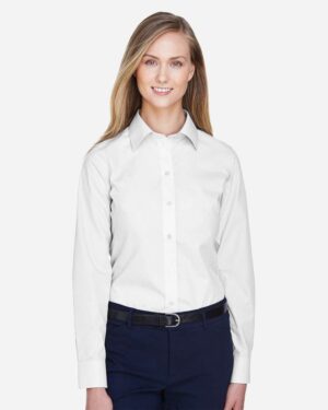 Devon & Jones Women's Crown Collection® Broadcloth Woven Dress Shirt - Image 28