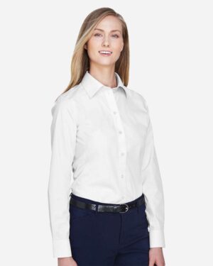 Devon & Jones Women's Crown Collection® Broadcloth Woven Dress Shirt - Image 29