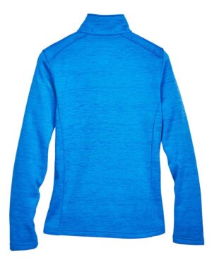 Devon & Jones Women's Newbury Mélange Fleece Quarter-Zip Pullover - Image 12