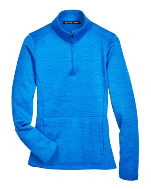 Devon & Jones Women's Newbury Mélange Fleece Quarter-Zip Pullover - Image 11