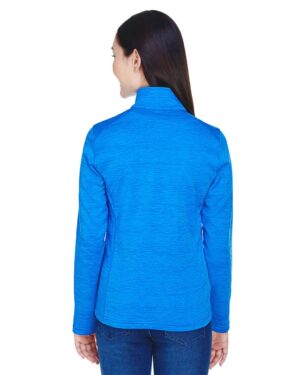 Devon & Jones Women's Newbury Mélange Fleece Quarter-Zip Pullover - Image 15