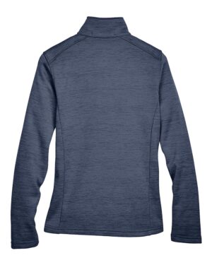 Devon & Jones Women's Newbury Mélange Fleece Quarter-Zip Pullover - Image 17