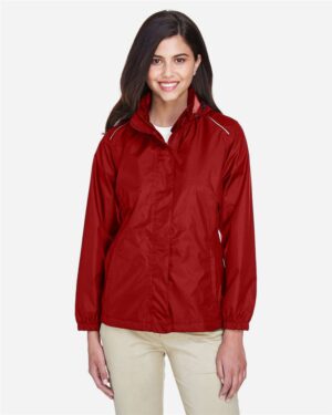 CORE365 Women's Climate Seam-Sealed Lightweight Variegated Ripstop Jacket - Image 13