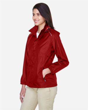 CORE365 Women's Climate Seam-Sealed Lightweight Variegated Ripstop Jacket - Image 14