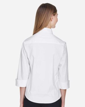 Devon & Jones Women's Perfect Fit™ Three-Quarter Sleeve Stretch Poplin Dress Shirt - Image 30