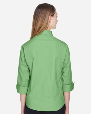 Devon & Jones Women's Perfect Fit™ Three-Quarter Sleeve Stretch Poplin Dress Shirt - Image 20