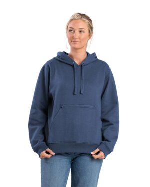 Berne Apparel Women's Heritage Zippered Pocket Hooded Sweatshirt - Image 3