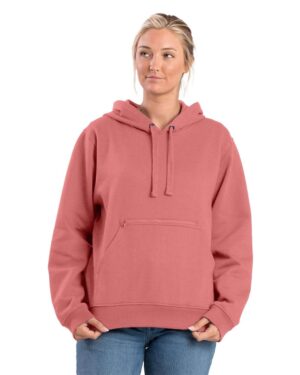 Berne Apparel Women's Heritage Zippered Pocket Hooded Sweatshirt - Image 5