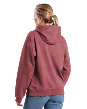 Berne Apparel Women's Heritage Zippered Pocket Hooded Sweatshirt - Image 8