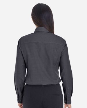 Devon & Jones Women's Crown Collection® Royal Dobby Woven Dress Shirt - Image 4