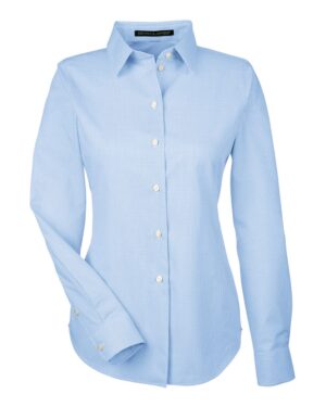 Devon & Jones Women's Crown Collection® Royal Dobby Woven Dress Shirt - Image 5