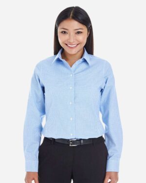 Devon & Jones Women's Crown Collection® Royal Dobby Woven Dress Shirt - Image 6
